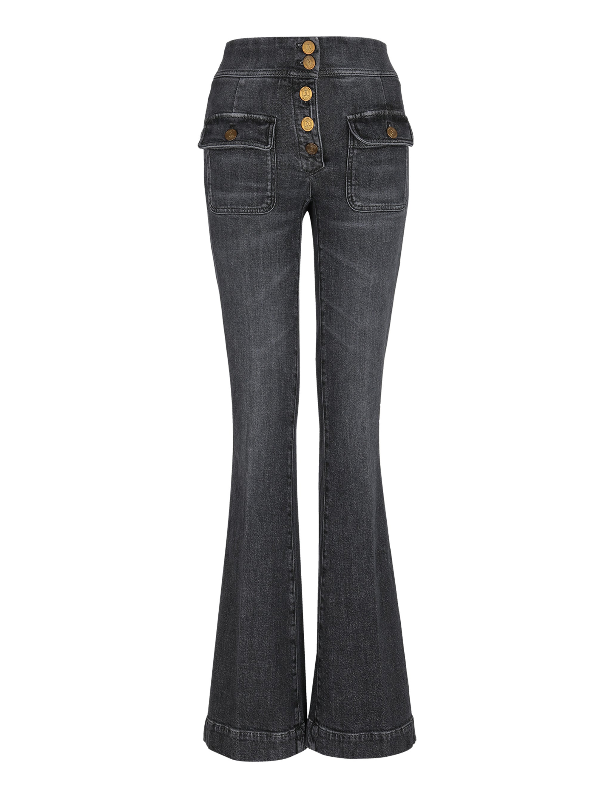 The Anais Denim Mid Rise Maxi Skirt main image 1