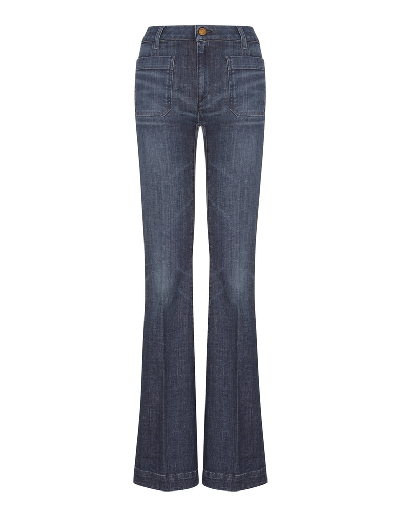 Seafarer Women's Jane Denim Trousers White